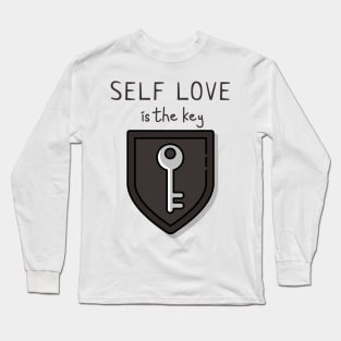 Self Love is the Key Long Sleeve T-Shirt